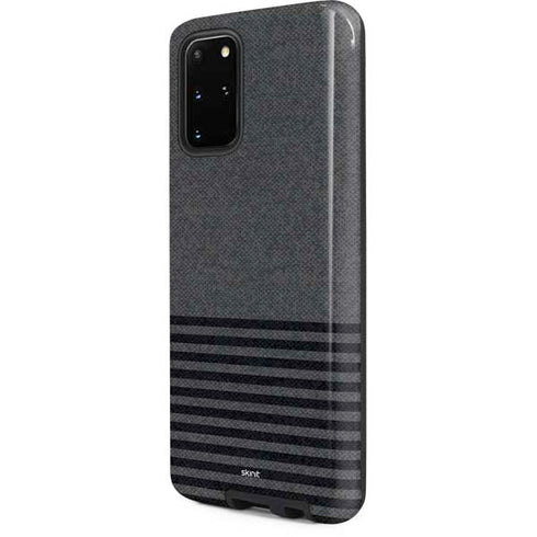 Black and Grey Stripes Galaxy S20 Plus Pro Case