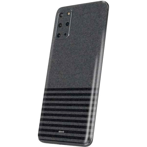 Black and Grey Stripes Galaxy S20 Plus Skin