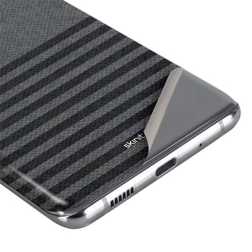 Black and Grey Stripes Galaxy S20 Skin