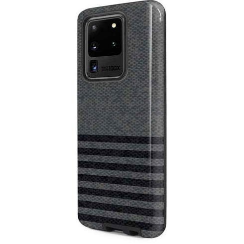 Black and Grey Stripes Galaxy S20 Ultra 5G Pro Case