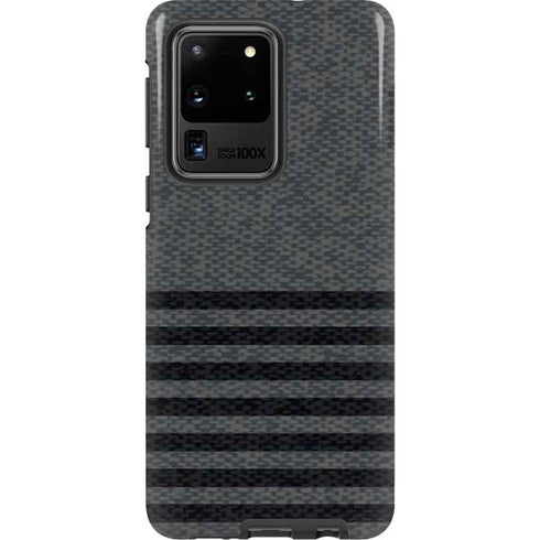 Black and Grey Stripes Galaxy S20 Ultra 5G Pro Case