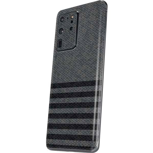 Black and Grey Stripes Galaxy S20 Ultra 5G Skin