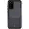 Black and Grey Stripes Galaxy S20 Waterproof Case