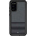 Black and Grey Stripes Galaxy S20 Waterproof Case