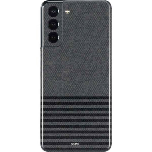 Black and Grey Stripes Galaxy S21 5G Skin