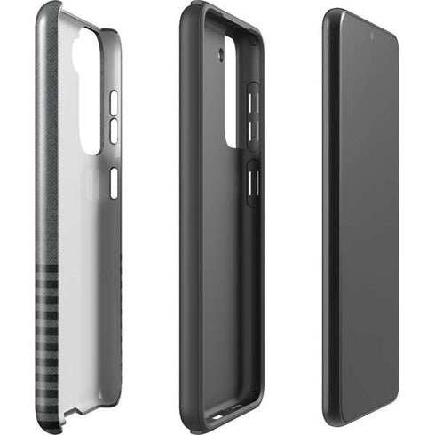 Black and Grey Stripes Galaxy S21 FE Pro Case