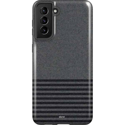 Black and Grey Stripes Galaxy S21 Plus 5G Pro Case