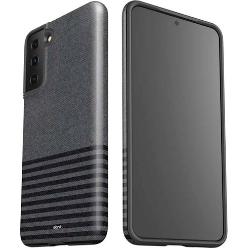 Black and Grey Stripes Galaxy S21 Plus 5G Pro Case