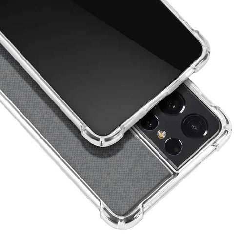 Black and Grey Stripes Galaxy S21 Ultra 5G Clear Case