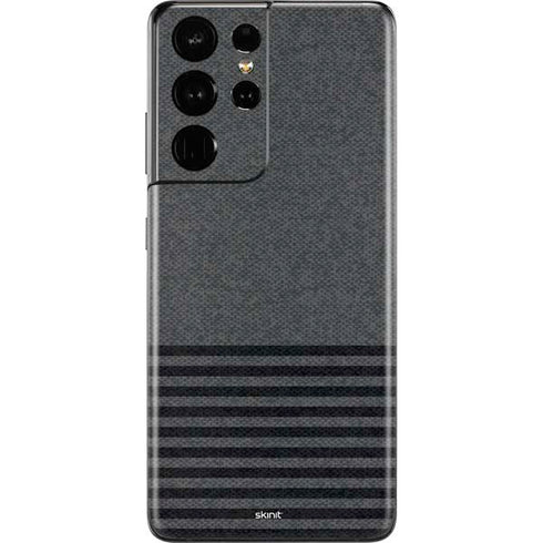 Black and Grey Stripes Galaxy S21 Ultra 5G Skin