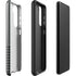 Black and Grey Stripes Galaxy S22 Plus Pro Case