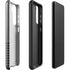 Black and Grey Stripes Galaxy S22 Pro Case