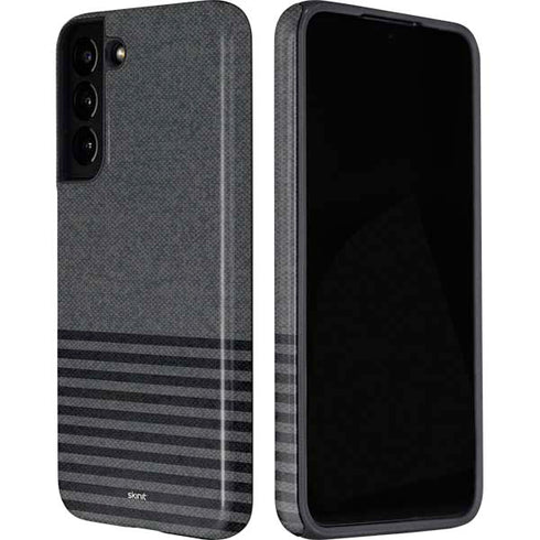Black and Grey Stripes Galaxy S22 Pro Case