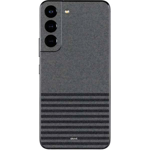 Black and Grey Stripes Galaxy S22 Skin