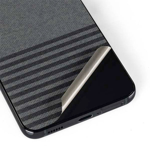 Black and Grey Stripes Galaxy S22 Skin