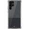 Black and Grey Stripes Galaxy S22 Ultra Clear Case