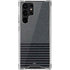 Black and Grey Stripes Galaxy S22 Ultra Clear Case