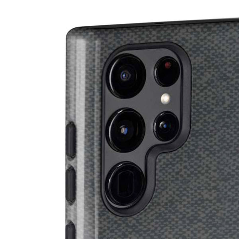 Black and Grey Stripes Galaxy S22 Ultra Pro Case