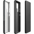 Black and Grey Stripes Galaxy S22 Ultra Pro Case