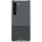 Black and Grey Stripes Galaxy S23 Clear Case