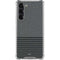 Black and Grey Stripes Galaxy S23 Plus Clear Case