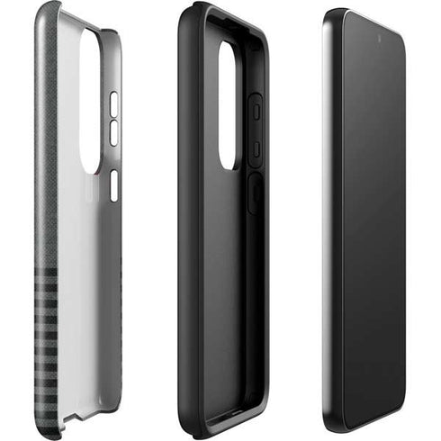 Black and Grey Stripes Galaxy S23 Plus Pro Case