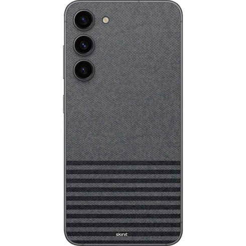 Black and Grey Stripes Galaxy S23 Plus Skin