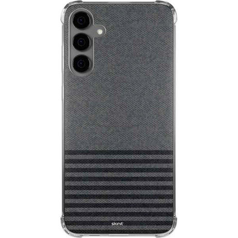 Black and Grey Stripes Galaxy S24 Plus Clear Case