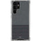 Black and Grey Stripes Galaxy S24 Ultra Clear Case
