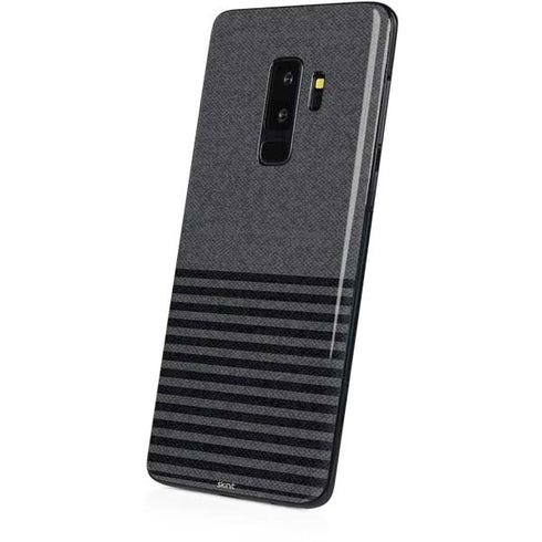 Black and Grey Stripes Galaxy S9 Plus Skin