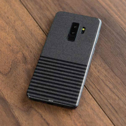 Black and Grey Stripes Galaxy S9 Plus Skin