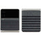 Black and Grey Stripes Galaxy Z Flip3 5G Skin