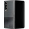 Black and Grey Stripes Galaxy Z Fold4 5G Skin
