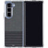 Black and Grey Stripes Galaxy Z Fold5 5G Clear Case