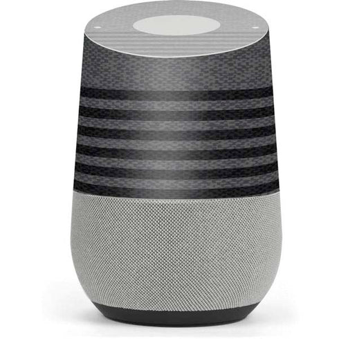 Black and Grey Stripes Google Home Skin
