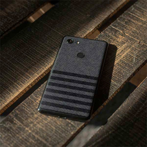 Black and Grey Stripes Google Pixel 3 Skin