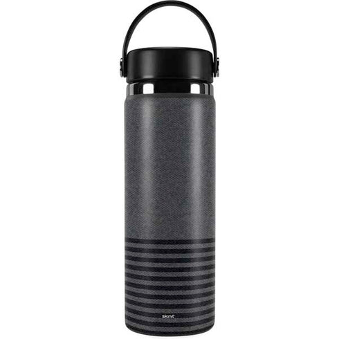 Black and Grey Stripes Hydro Flask 20oz Wide Mouth Skin