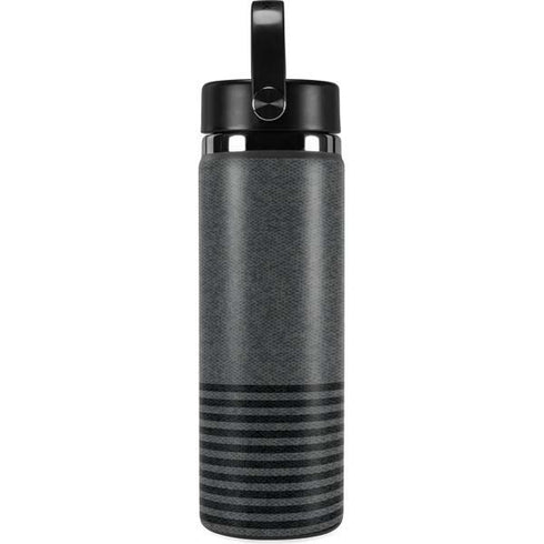 Black and Grey Stripes Hydro Flask 20oz Wide Mouth Skin