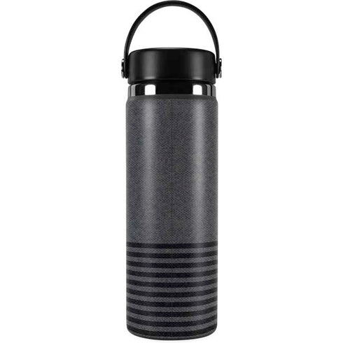 Black and Grey Stripes Hydro Flask 20oz Wide Mouth Skin