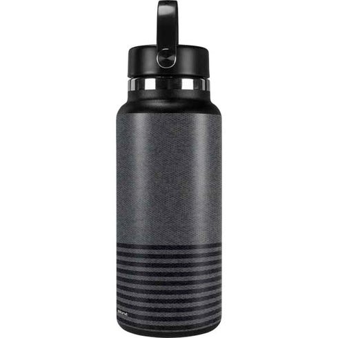 Black and Grey Stripes Hydro Flask 32oz Wide Mouth Skin