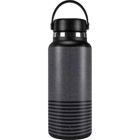 Black and Grey Stripes Hydro Flask 32oz Wide Mouth Skin