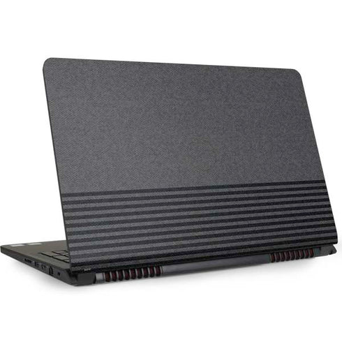 Black and Grey Stripes Dell Inspiron Skin