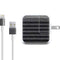 Black and Grey Stripes iPad Charger (10W USB) Skin
