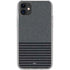 Black and Grey Stripes iPhone 11 Clear Case