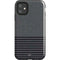 Black and Grey Stripes iPhone 11 Impact Case
