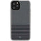 Black and Grey Stripes iPhone 11 Pro Clear Case