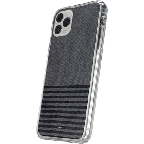 Black and Grey Stripes iPhone 11 Pro Clear Case