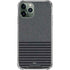 Black and Grey Stripes iPhone 11 Pro Max Clear Case