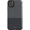 Black and Grey Stripes iPhone 11 Pro Max Impact Case