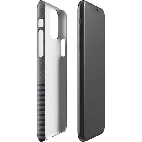 Black and Grey Stripes iPhone 11 Pro Max Lite Case
